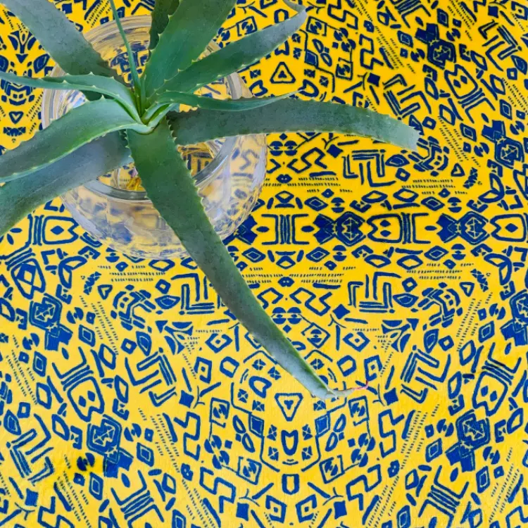 Imprint Yellow Carpet Runner
