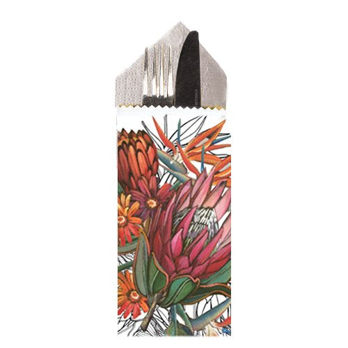 South African Flowers Paper Underplate (24 Sheets)