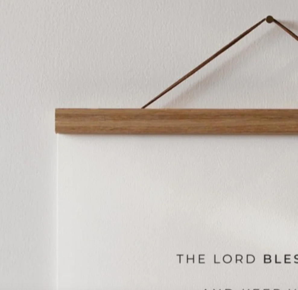 The Blessing Fabric Hanging Art
