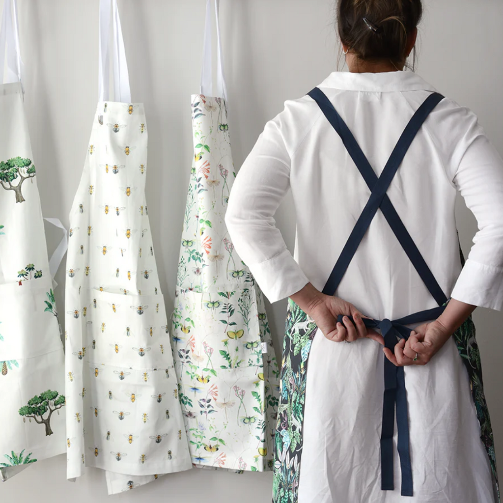 Charcoal Wildings Apron with Adjustable Straps