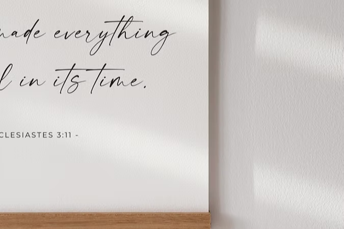 He Has Made Everything Beautiful Hanging Art