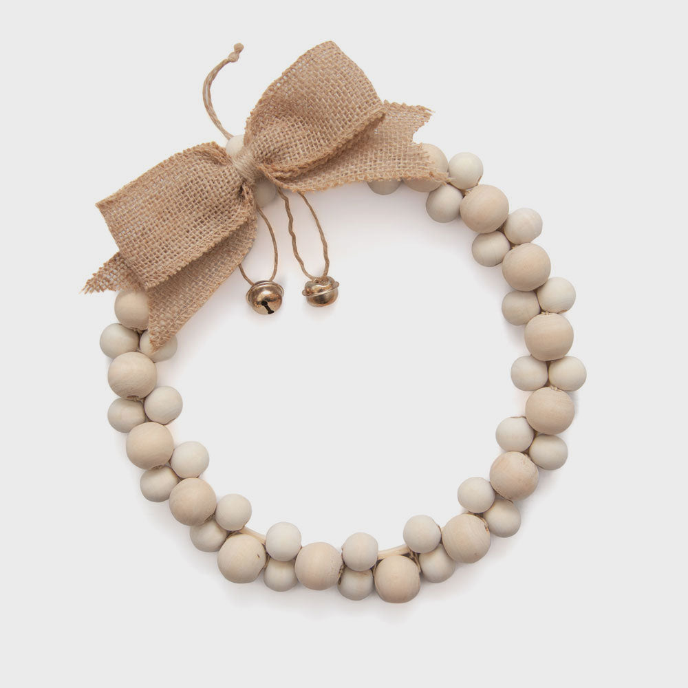 Christmas Wreath with Bow and Bells