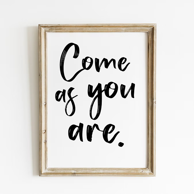 Come As You Are Art Print