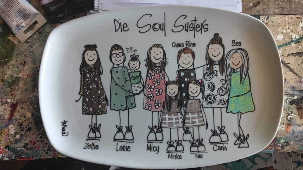 Custom Family/Friends Plate