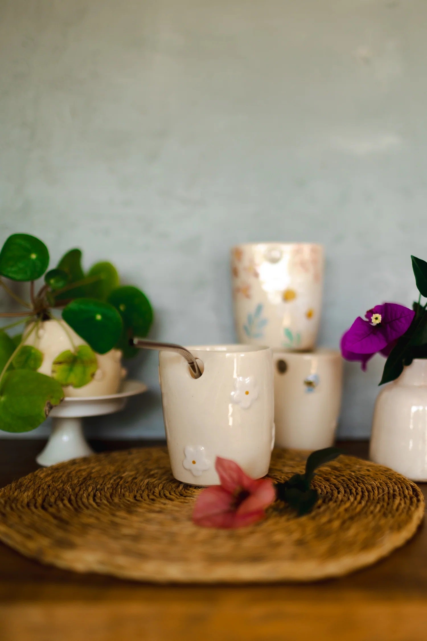 The 3D Daisy Iced Coffee Mug