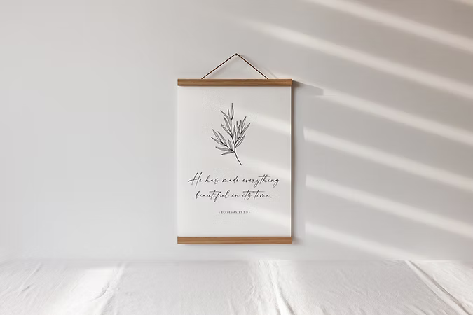 He Has Made Everything Beautiful Hanging Art