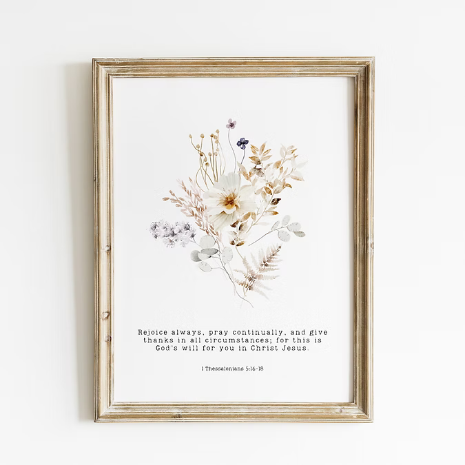 Rejoice Always Art Print