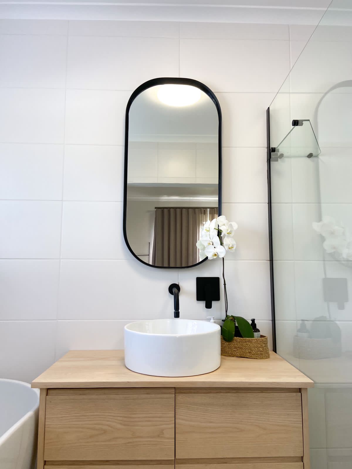 Pill Shaped Mirror