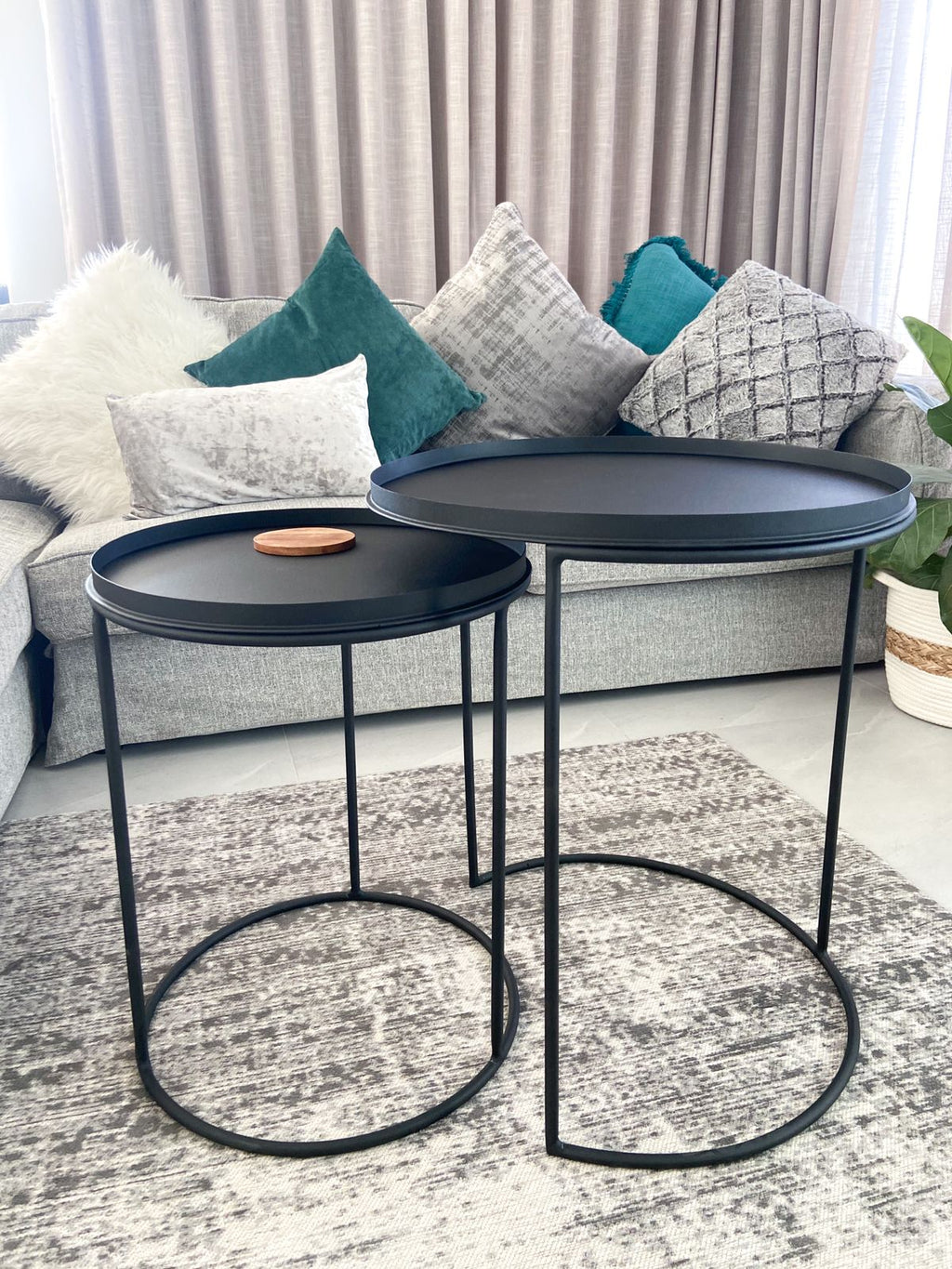 Steel Nesting Tables (Set of 2)