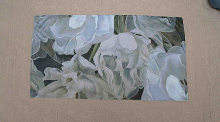 Floral Silhouette Bath Sheet