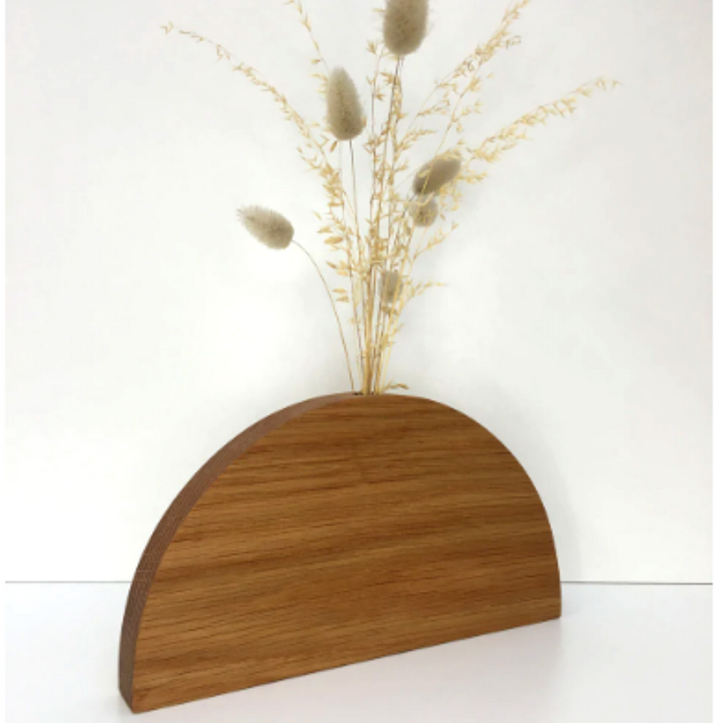 Oak Half Moon Bud Vase (Small)