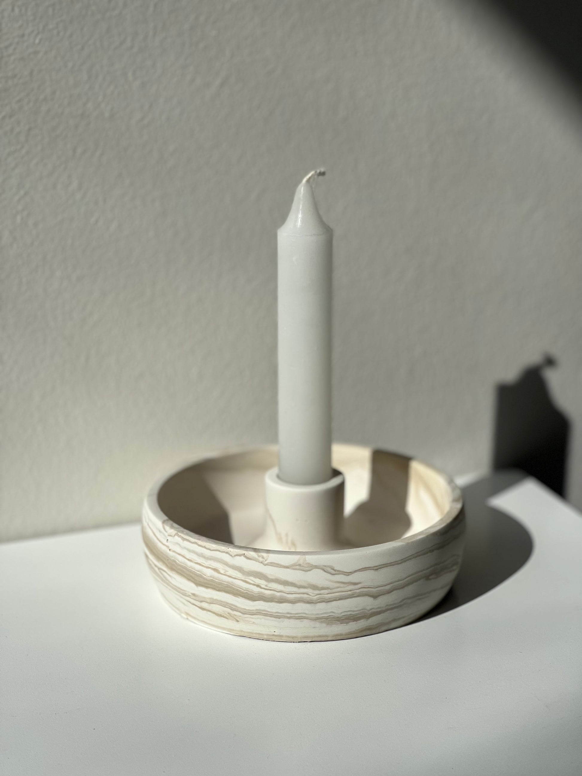 Large Candle Holder (Sandstone)