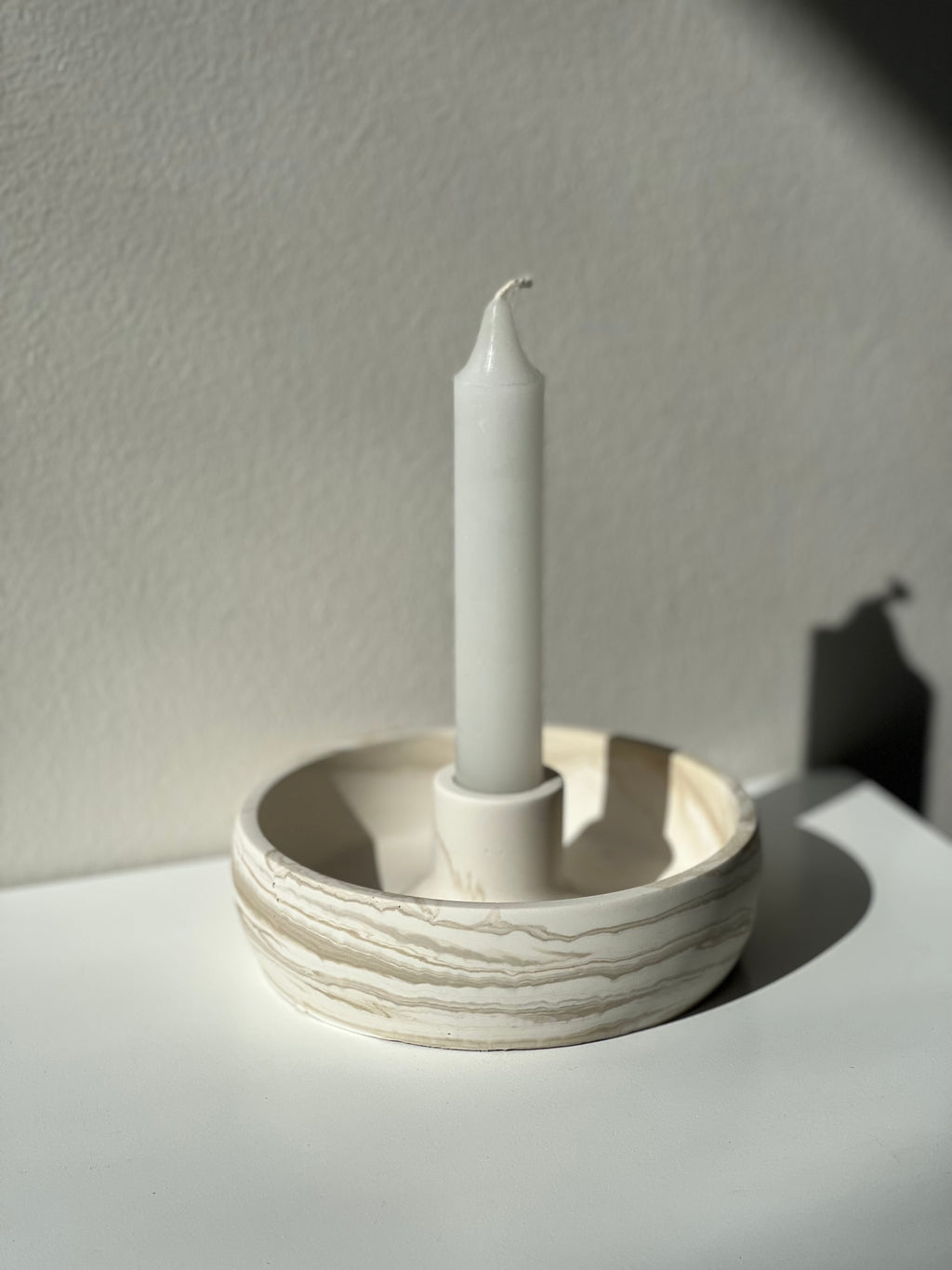 Large Candle Holder (Sandstone)