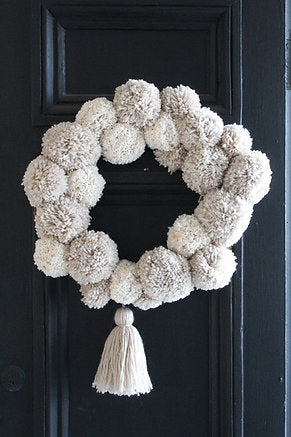 Pom Pom Wreath