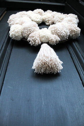 Pom Pom Wreath