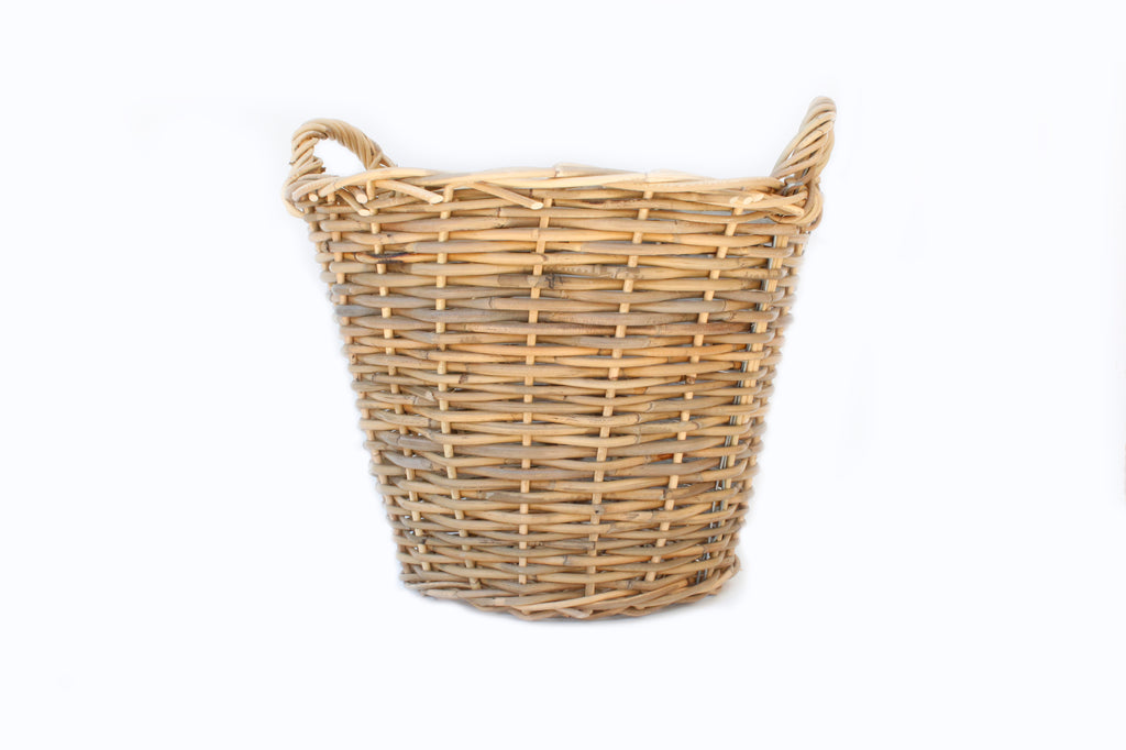 Traditional Boessel Rattan Basket - Large