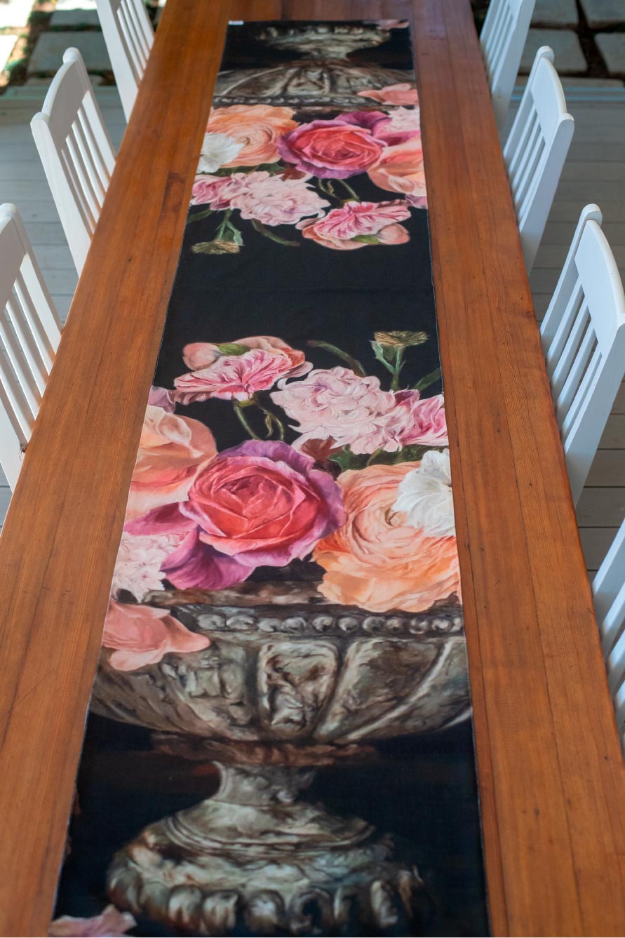 Bright Roses Table Runner