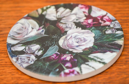 Classic Rose Ceramic Coaster