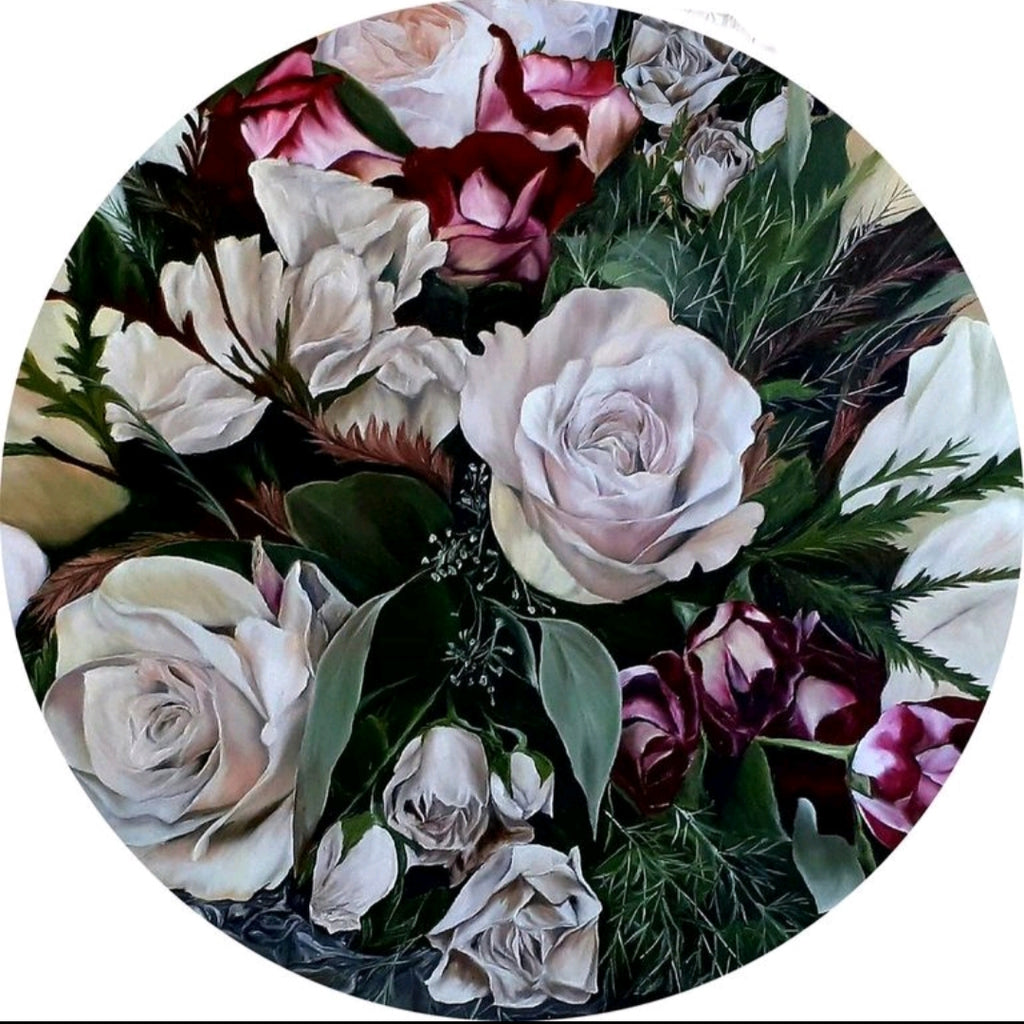 Classic Rose Round Rug