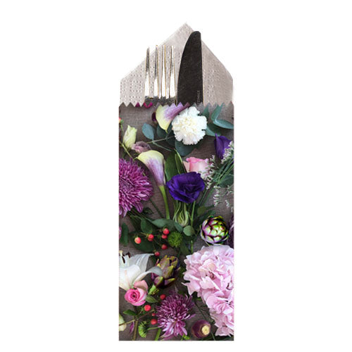 Shades of Violet Cutlery Bag (Paper)