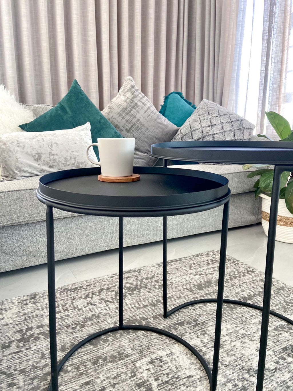 Steel Nesting Tables (Set of 2)