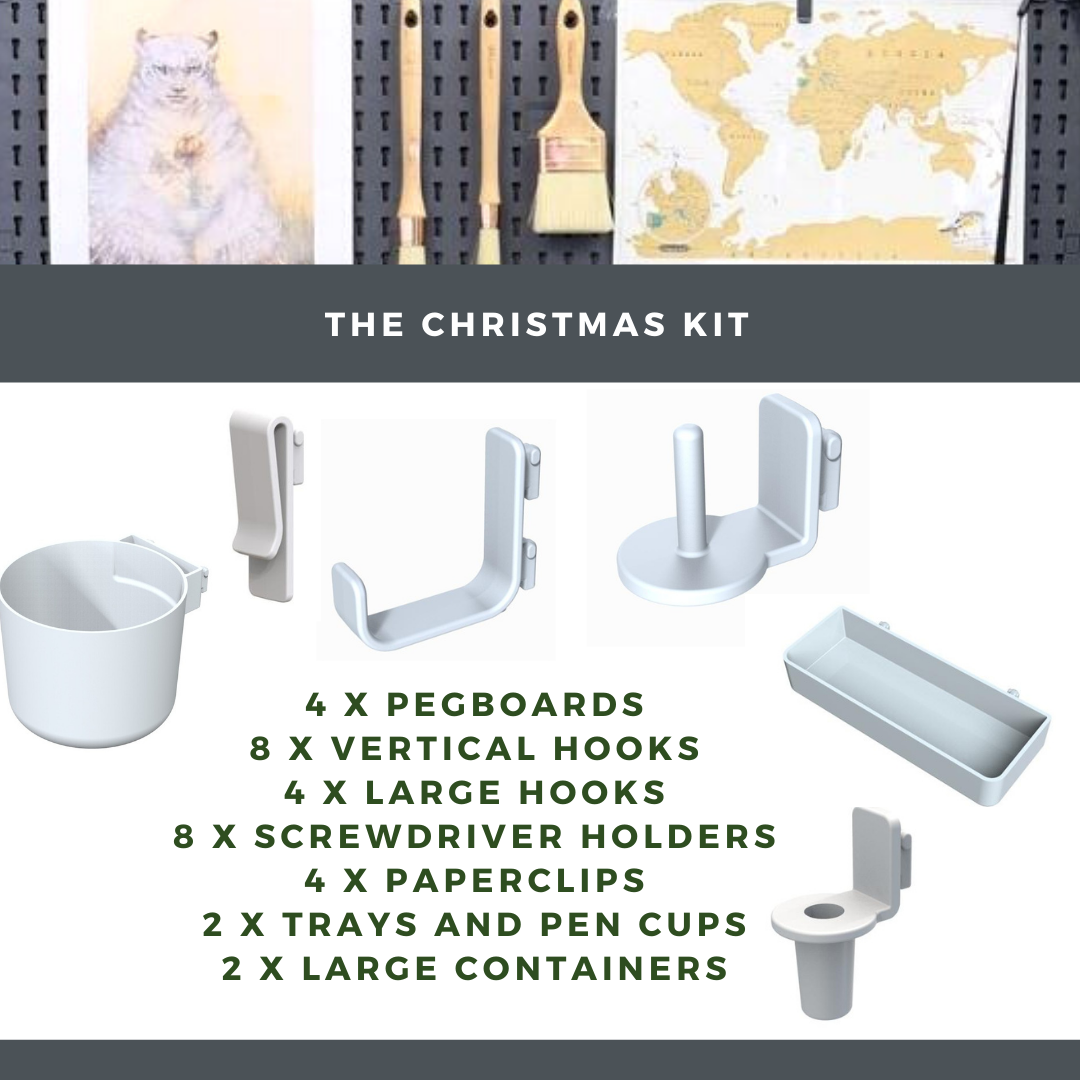 The Christmas Kit - Pegboard Organisational System