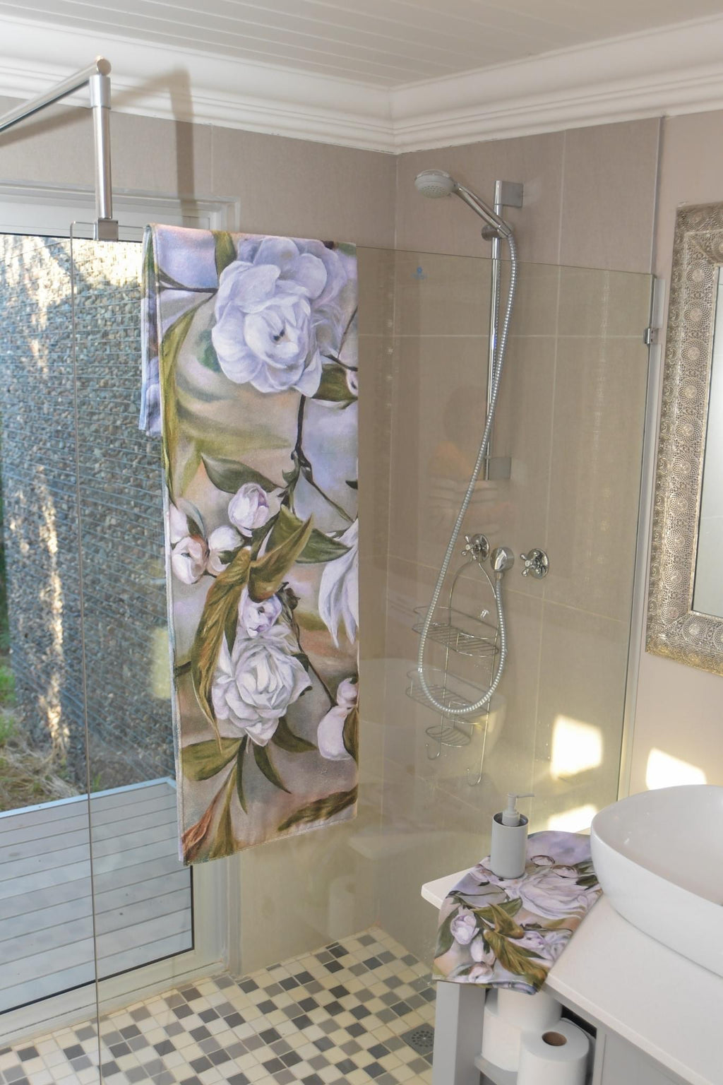 Flower Buds Bath Sheet