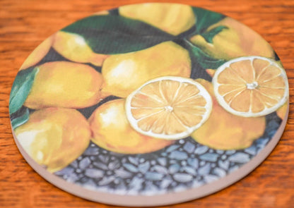 Lemon Ceramic Coaster