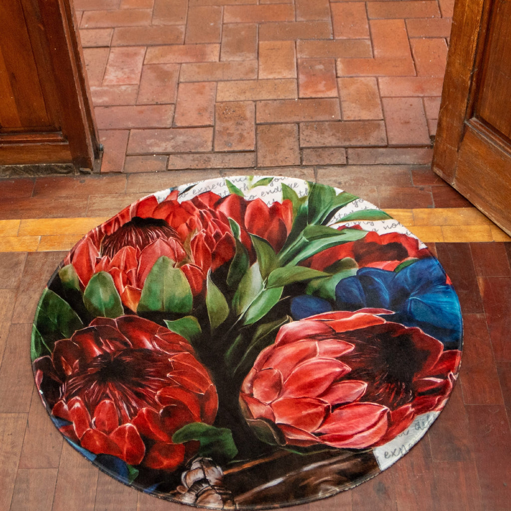Protea Round Rug